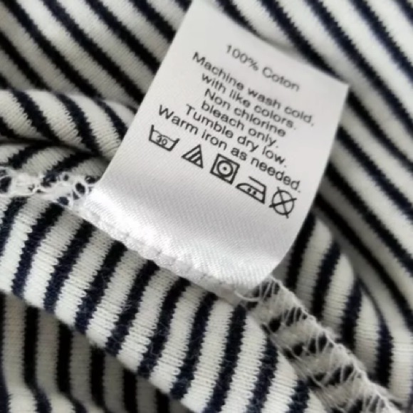 J. CREW Women’s Striped Off The Shoulder Top - Picture 6 of 8